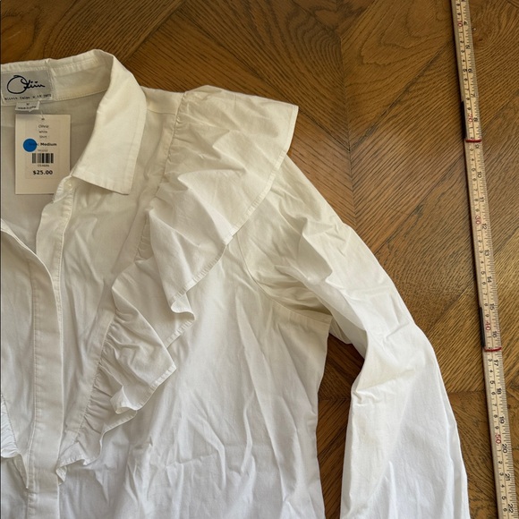 Olivia White Button-Up Shirt - Picture 5 of 7